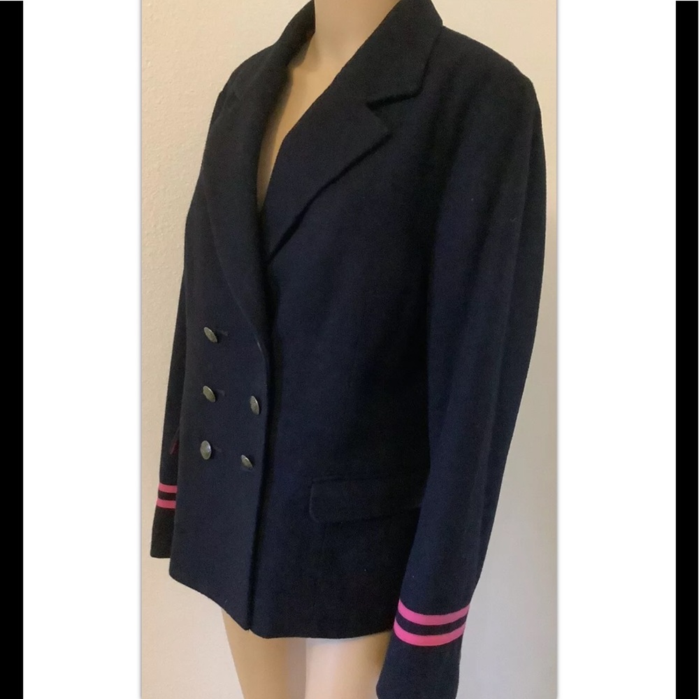 American Eagle Outfitters Women’s Wool Coat Jacket sz XL blue - Picture 1 of 14